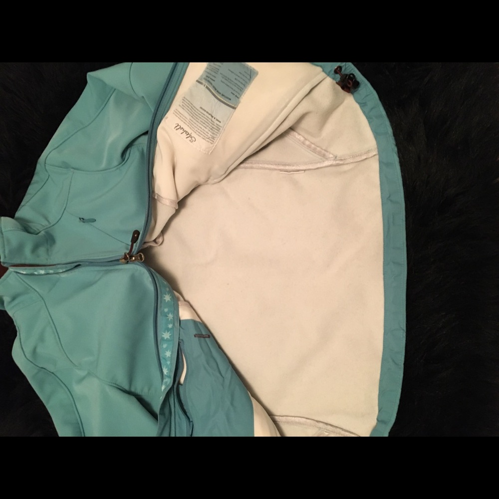 Isis Softshell Jacket teal sz 4 Wind/Weather proof